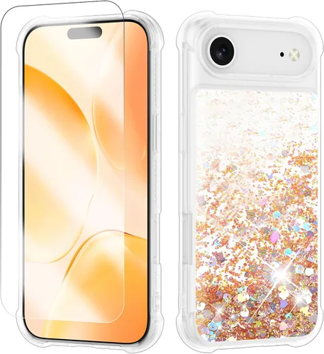 Miniatura 68 de Funda con purpurina para Samsung Z Flip 3, a prueba de golpes, funda de TPU transparente con purpurina líquida para Samsung Z Flip 3 para mujer