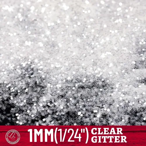 Miniatura 6 de Leobro - Purpurina blanca, 150 g/5.29 oz, lentejuelas gruesas de nieve para manualidades, resina, copos de nieve blancos transparentes, para tazas