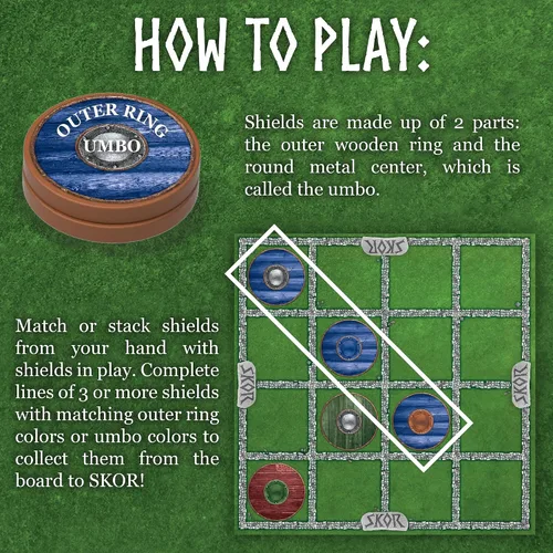 Miniatura 4 de MindWare Skor: Un juego de mesa de estrategia de apilamiento para niños de 6 años en adelante, apto para la familia, juegos de recolección