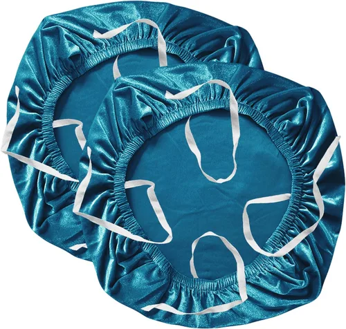 Miniatura 11 de Yikko - Fundas de asiento de terciopelo para silla de 14.96-18.89 pulgadas, con correas, fundas lavables para silla de oficina y computadora