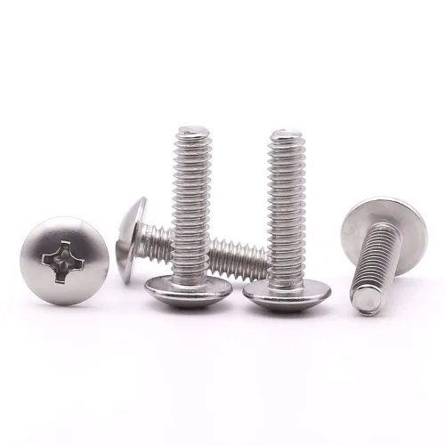 Miniatura 3 de Tornillos Phillips de cabeza de truss de 1/4-20 x 1 (paquete de 25) para pomo de cajón de gabinete, acero inoxidable 304 (18-8), pernos de cabeza