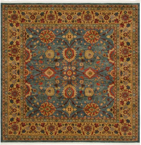 Miniatura 28 de Unique Loom - Alfombra de la colección Edinburgh - Monroe (2 x 6 pies 1 pulgada, pasillo, azul/marrón)