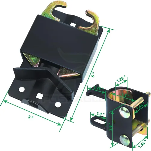 Miniatura 3 de S16100700 - Pestillo de puerta con cerradura de dos vías con cerradura de combinación de 4 dígitos y destornillador para puertas de metal con tubos