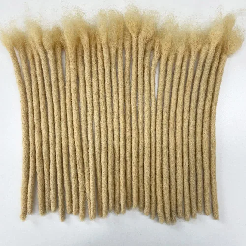 Miniatura 11 de Loc - Extensiones de cabello humano de 0.2cm de ancho, 4 pulgadas, 10 hebras de color negro natural, completamente hechas a mano, permanentes, se