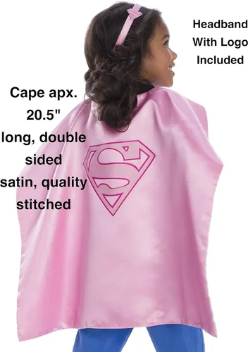 Miniatura 6 de Rubie's Juego de capas de superhéroes con licencia oficial de DC Comics, surtido de 4 capas, 2 máscaras y 2 diademas, talla única