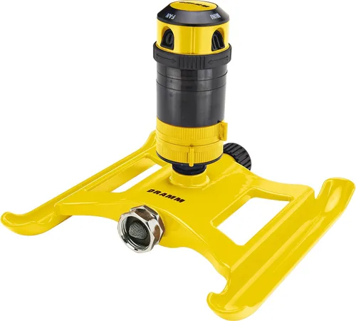 Miniatura 10 de Dramm ColorStorm - Aspersor de transmisión por engranajes sobre base de metal resistente y duradera, 4 patrones, ideal para áreas pequeñas, medianas