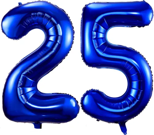 Miniatura 17 de Globos de color azul marino con el número 14, globos de cumpleaños de 40 pulgadas, color azul oscuro, globos de cumpleaños de 14 o 41 pulgadas, Azul