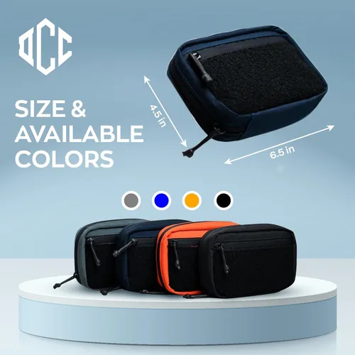 Miniatura 2 de DAILYCARRYCO EDC - Bolsa organizadora de herramientas de transporte diario con múltiples bolsas, equipo esencial EDC Azul