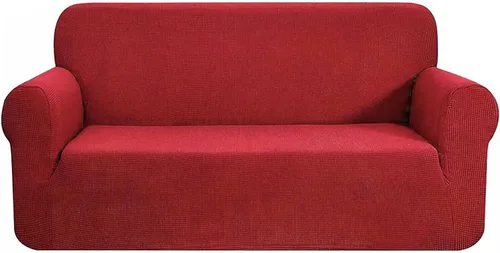 Miniatura 6 de Home Must Haves Beige 2-Piece Set Slipcover Sofa & Loveseat Cover Protector 4-Way Stretch Elastic