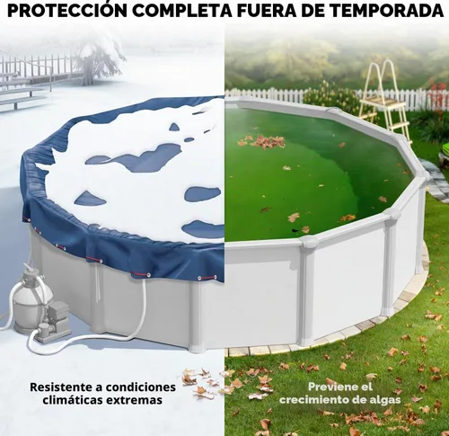 Miniatura 3 de Cubierta de piscina redonda de 12 pies para piscinas sobre el suelo, cubierta de piscina sobre el suelo, cubierta de piscina, cubierta de piscina