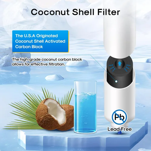 Miniatura 5 de EXCELPURE GXRTDR - Filtro de agua en línea de repuesto para GE GXRTDR, Samsung HAFEX/EXP, DA29-10105J, Whirlpool WHKF-IMTO, RWF0300A filtro
