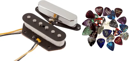 Miniatura 20 de Paquete de pastillas Fender Pure Vintage '64 Telecaster con cable de instrumento Paquete con cable