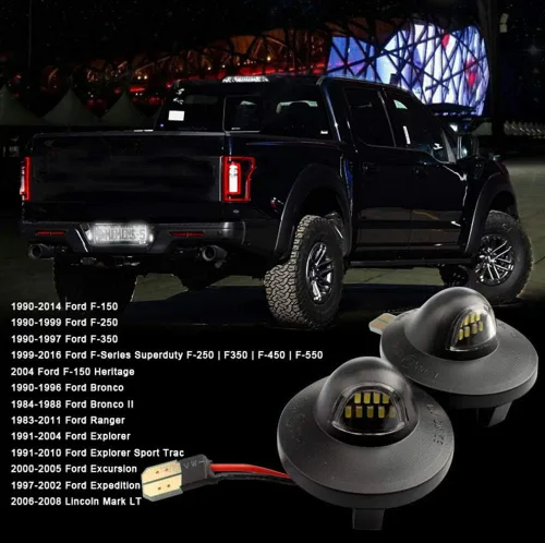 Miniatura 3 de Luz de matrícula LED de 6500 K, compatible con camioneta Ford F150 F250 F350 1990-2014 (paquete de 2)