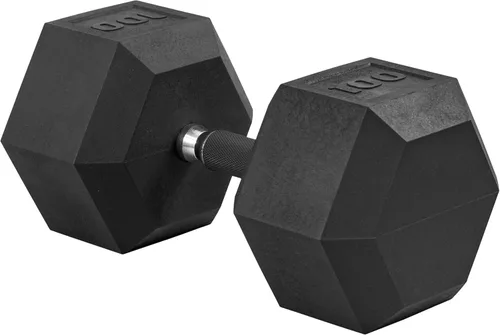 Miniatura 76 de CAP Barbell Peso de la mancuerna hexagonal recubierta, individual, 10-120 libras, múltiples opciones