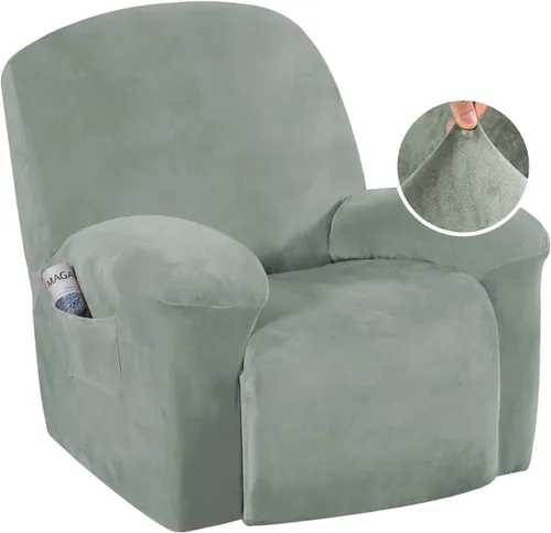 Miniatura 32 de H.VERSAILTEX 1 Pieza Funda para Sillón Reclinable de Terciopelo Fundas Deslizantes para Sillón Reclinable Fundas Deslizantes para Sillón Reclinable