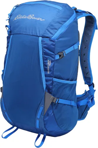 Miniatura 10 de Eddie Bauer Mochila Adventurer con compartimentos organizativos y funda compatible con hidratación/portátil, Adventurer - True Blue, 25L Aventurero