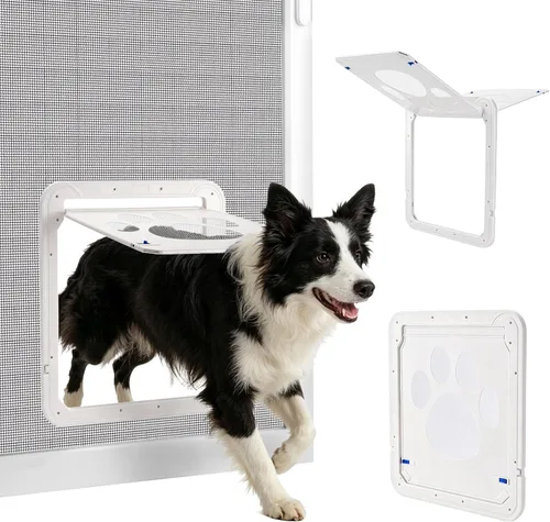 Miniatura 10 de Ownpets Puerta mosquitera para perros, Puerta mosquitera para mascotas con cierre, Puerta mosquitera magnética con cierre, Puerta mosquitera robusta
