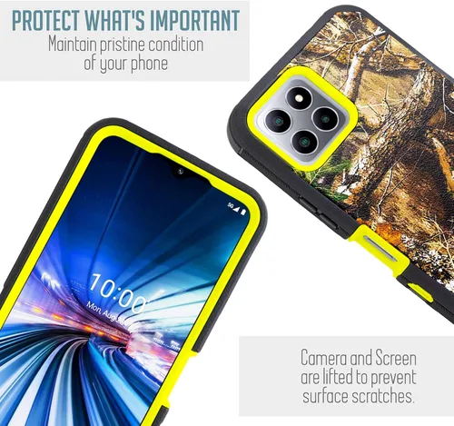 Miniatura 6 de Customerfirst for for Boost Mobile Celero 5G+ Plus 2023, funda resistente a prueba de golpes con funda de clip para cinturón con protector