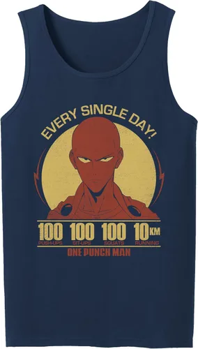 Miniatura 2 de One Punch Man Saitama Training Every Single Day - Camiseta sin mangas para hombre y mujer