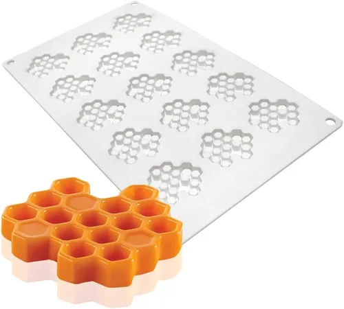 Miniatura 12 de Molde de silicona con forma de langosta y encaje para chocolate y dulces, molde 3D hueco con forma de espina de pescado para dulces, decoraciones