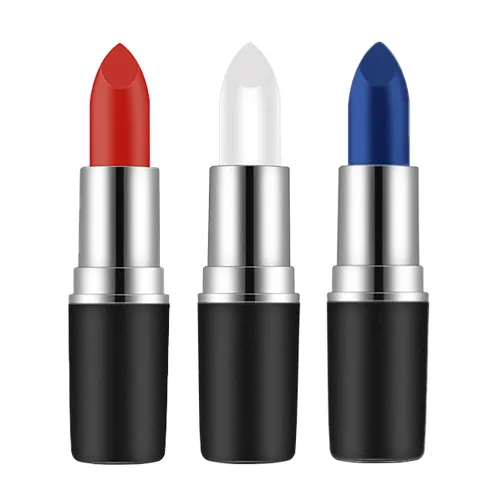 Mysense Barra de pintura para el cuerpo de la cara roja, blanca y azul, accesorios del 4 de julio, pintura patriótica del día de la independencia,