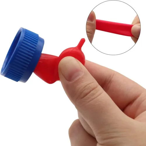 Miniatura 5 de 25 pezones de bebida de leche de vaca, silicona suave, tapa para botella de leche de cabra, alimentación para perros de oveja, cabra y cachorro, Azul