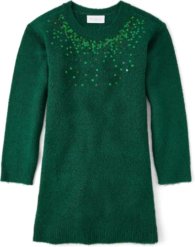 Miniatura 10 de The Children's Place Vestido tipo suéter de manga larga para niñas