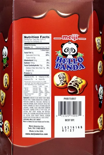 Miniatura 2 de Meiji Hello Panda Family Pack - Galletas de chocolate, 9.1 onzas (10 paquetes individuales)