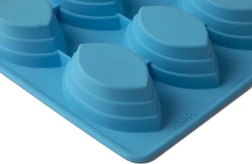 Miniatura 2 de Mobi 12 barcos de postre silicona molde para hornear azul