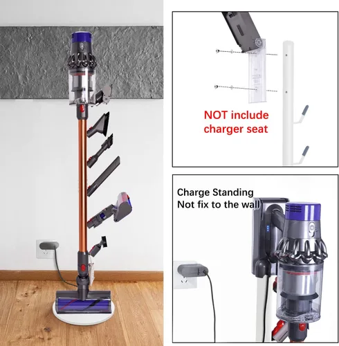 Miniatura 2 de XIGOO Soporte independiente para aspiradora sin cable Compatible con V15 Detect, V11 V10 V8 V7 V6, Organizador de piso con soporte de acoplamiento