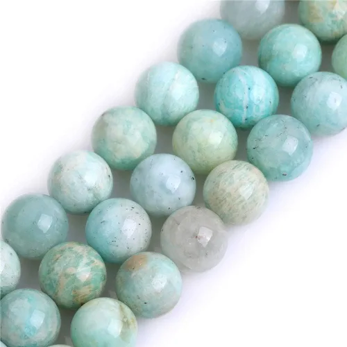 Miniatura 122 de GEM-Inside - Cuentas sueltas de ágata verde con bandas de energía natural, cuentas de energía natural para hacer joyas, 0.315 in, redondas, 15 Ágata