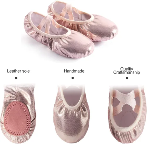 Miniatura 3 de Phineein Zapatos de ballet para niñas para practicar ballet para bailar