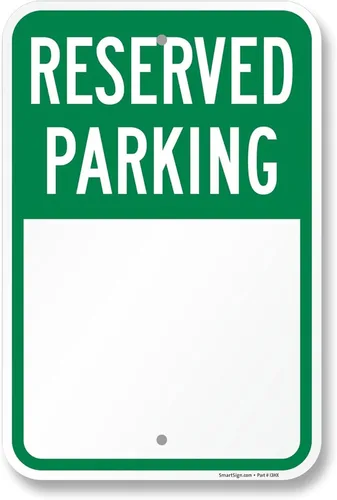 Miniatura 10 de SmartSign Letrero de metal con texto en blanco de 18 x 12 pulgadas, aluminio de 63 mil, material reflectante laminado de grado ingeniero 3M, verde
