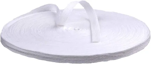 Miniatura 11 de Cinta de sarga de algodón de 54 yardas de 3/8 pulgadas de ancho (0.394 in) de ancho, cinta de sarga en espiga para manualidades, costura, ropa