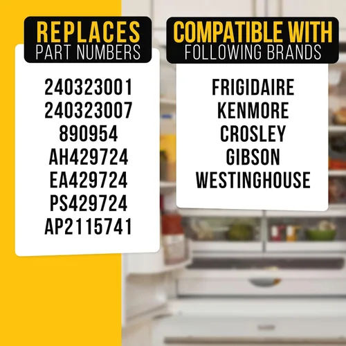 Miniatura 7 de 240323001 Frigidaire Puerta Contenedor Refrigerador Repuestos Parte Kenmore Electrolux FFHS2611PFEA FFSS2614QS6A FFHS2622MSF FFSS2614QS4A