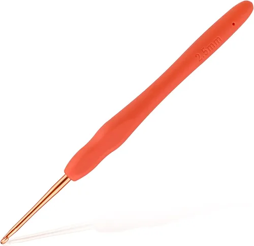 Miniatura 14 de Gancho de ganchillo ergonómico de 2 mm, agujas de ganchillo para tejer, agujas de tejer lisas para manualidades DIY, gran regalo para mujeres