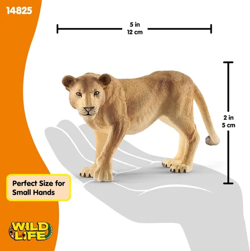 Miniatura 4 de Schleich Wild Life - Figura realista de leona, juguete auténtico y altamente detallado, duradero para la educación y juego divertido para niños