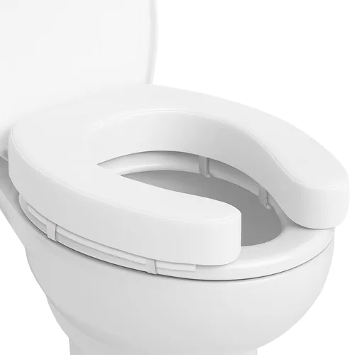 Miniatura 11 de Vive - Asiento elevador para inodoro con cojín para personas mayores - Ajuste universal - Asiento elevado para inodoro con espuma de alta densidad
