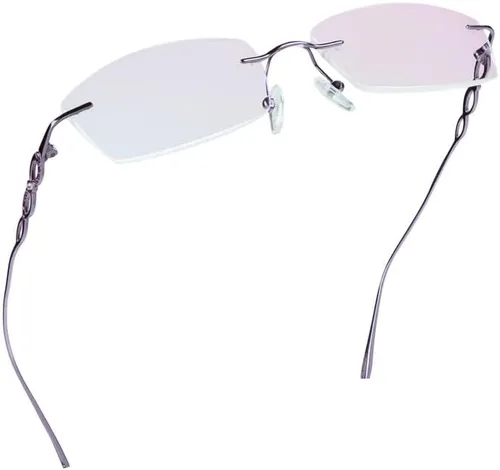 Miniatura 16 de LifeArt Gafas de lectura con marco de titanio puro, con bloqueo de luz azul, reducen la fatiga ocular, elegantes para hombres y mujeres