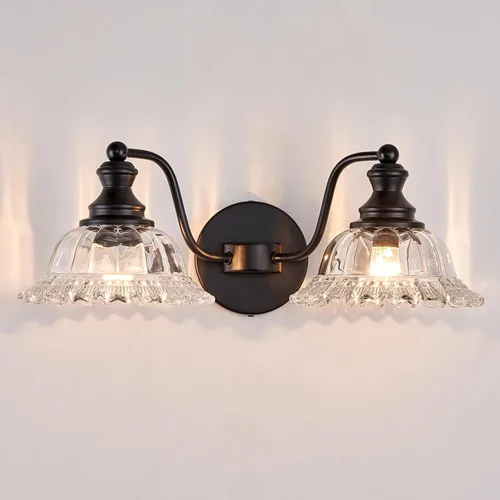 Miniatura 8 de XIEDUN Apliques de Pared Vintage Apliques de Pared de Latón 1 Luz Lámparas de Pared para Sala de Estar