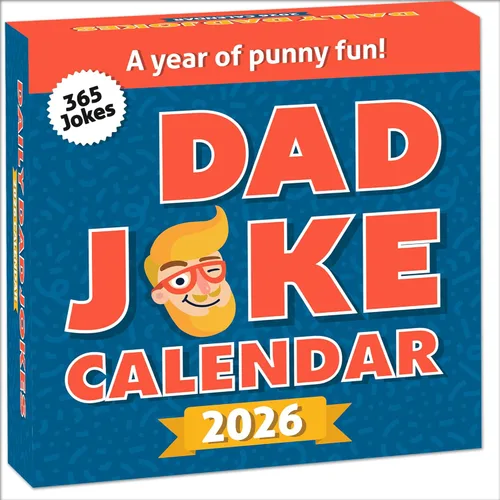 Calendario de Bromas de Papá 2026 | Calendario Desapegable de Una Página al Día, Regalo para el Amante de las Bromas de Papá, Gran Regalo de