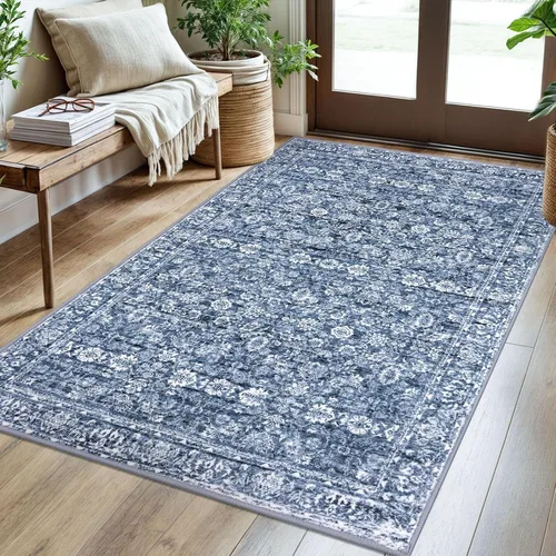 Miniatura 81 de SIILOOM Alfombra antideslizante de pasillo moderna de 2 x 5, súper suave, para pasillos, decoración para cocina, alfombras para pasillos sin 2-Verde