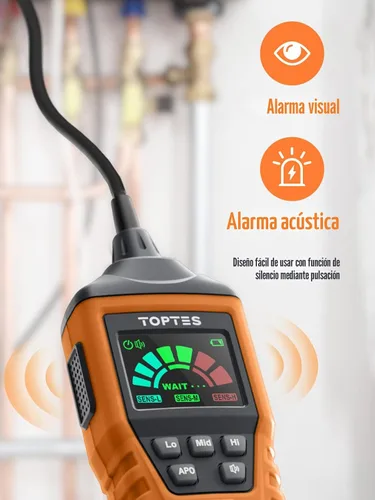 Miniatura 3 de Detector de gas natural PT520A, detector de fugas de gas con cuello de cisne de 17 pulgadas, localiza la fuente como propano, metano y butano