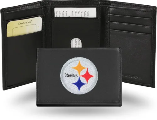 Miniatura 21 de Rico Industries NFL Football Embroidered Tri-fold Wallet