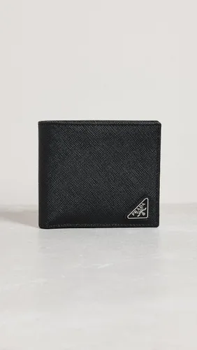 Miniatura 2 de Prada Cartera Billfold Saffiano negra pre-amada para mujer, Negro
