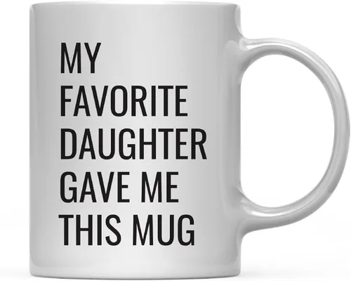 Miniatura 54 de Andaz Press Taza de café divertida de 11 onzas, regalo de broma, My Favorite Aunt Gave Me This Cup, 1 paquete, sobrino sobrino, cumpleaños, Navidad