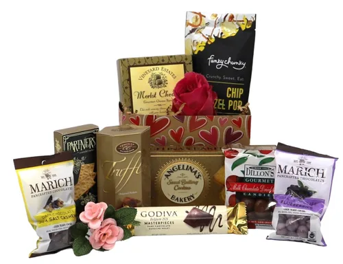 Miniatura 7 de Gift Basket Village Tronco salvaje con la cesta de regalo de San Valentín de Leo el León