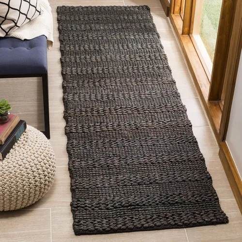 Miniatura 18 de SAFAVIEH Natural Fiber Collection - Alfombra decorativa de 2 x 3 pies, color lejía, yute hecho a mano, diseño trenzado tejido, ideal para entrada
