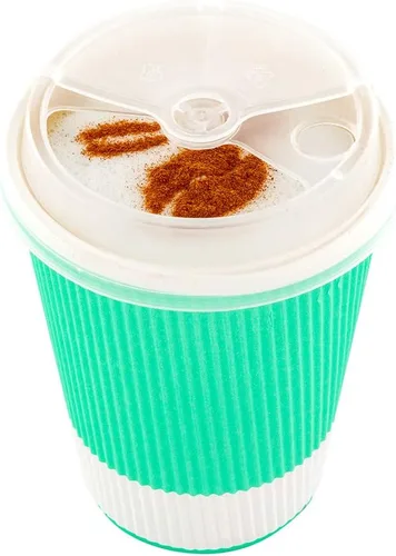 Miniatura 11 de Restaurantware - Solo tapas: tapas de plástico negro para tazas de café de 8, 12, 16 y 20 onzas, 100 café para tazas calientes - sorbo y popote