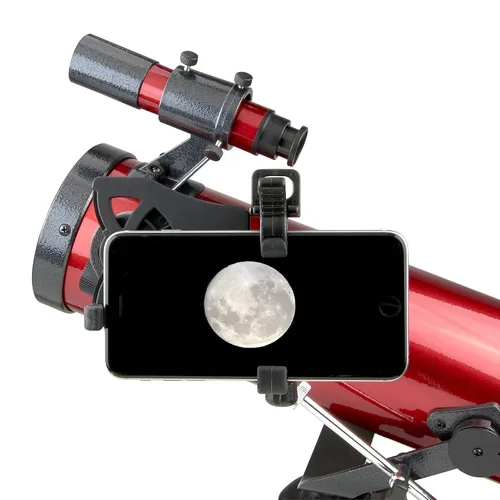 Miniatura 5 de Carson Red Planet - Telescopio reflector newtoniano de 35-3.071 x 2.992 in (RP-100), rojo
